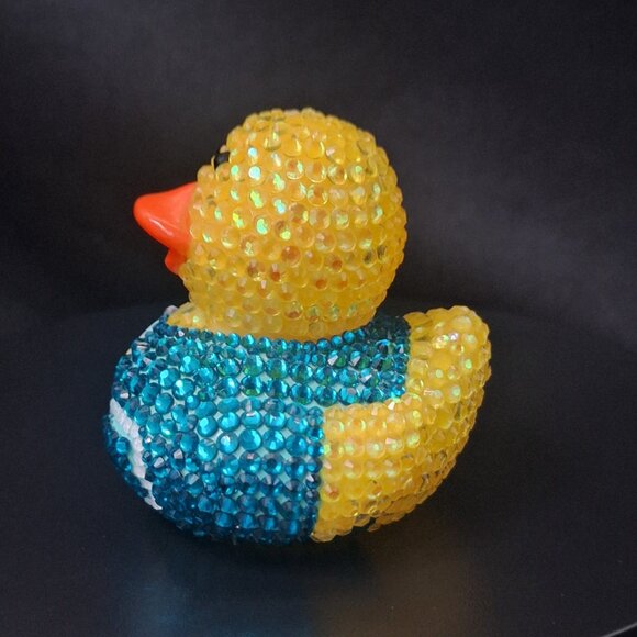 Respiratory Therapist/Doctor/Nurse Bedazzled Rubber Duck in Scrubs, Bling Duck - Picture 5 of 8